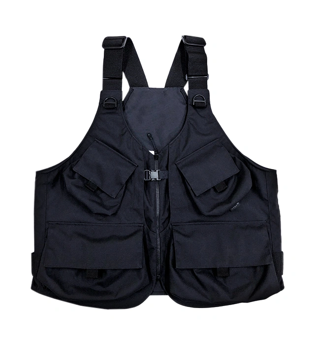 シーズ 7ポケットフィッシングベスト CORDURA(R) ブラック フリーサイズ 男女兼用 |SEAES 7POCKET FISHING VEST